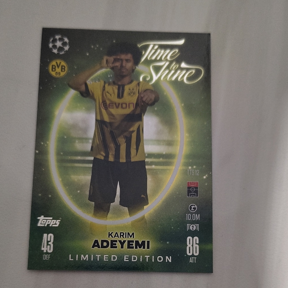 Set of 6 Great Soccer Cards